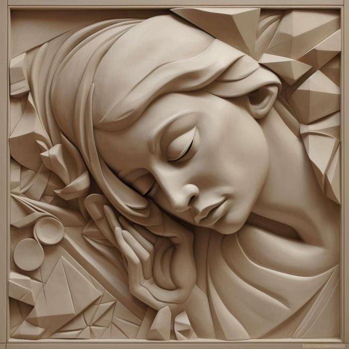 نموذج ثلاثي الأبعاد لآلة CNC 3D Art 